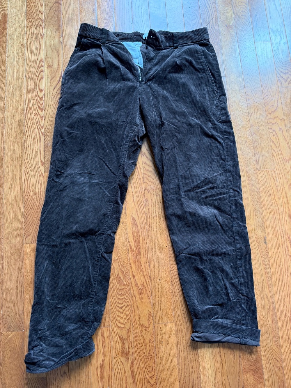 Men's BROWN Corduroy Pants - Classic Casual Trousers
